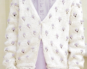 トップス DAIRIKU flower pattern knitting Cardigan DAIRIKU(ダイリク) Flower Pattern Hand Knitting Cardigan