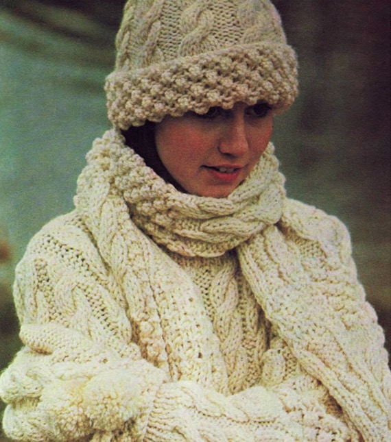 scarf knitting pattern 12 ply wool