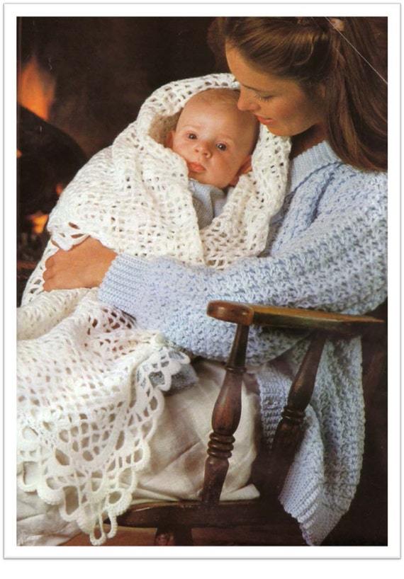 Crochet 4 ply baby blanket sale