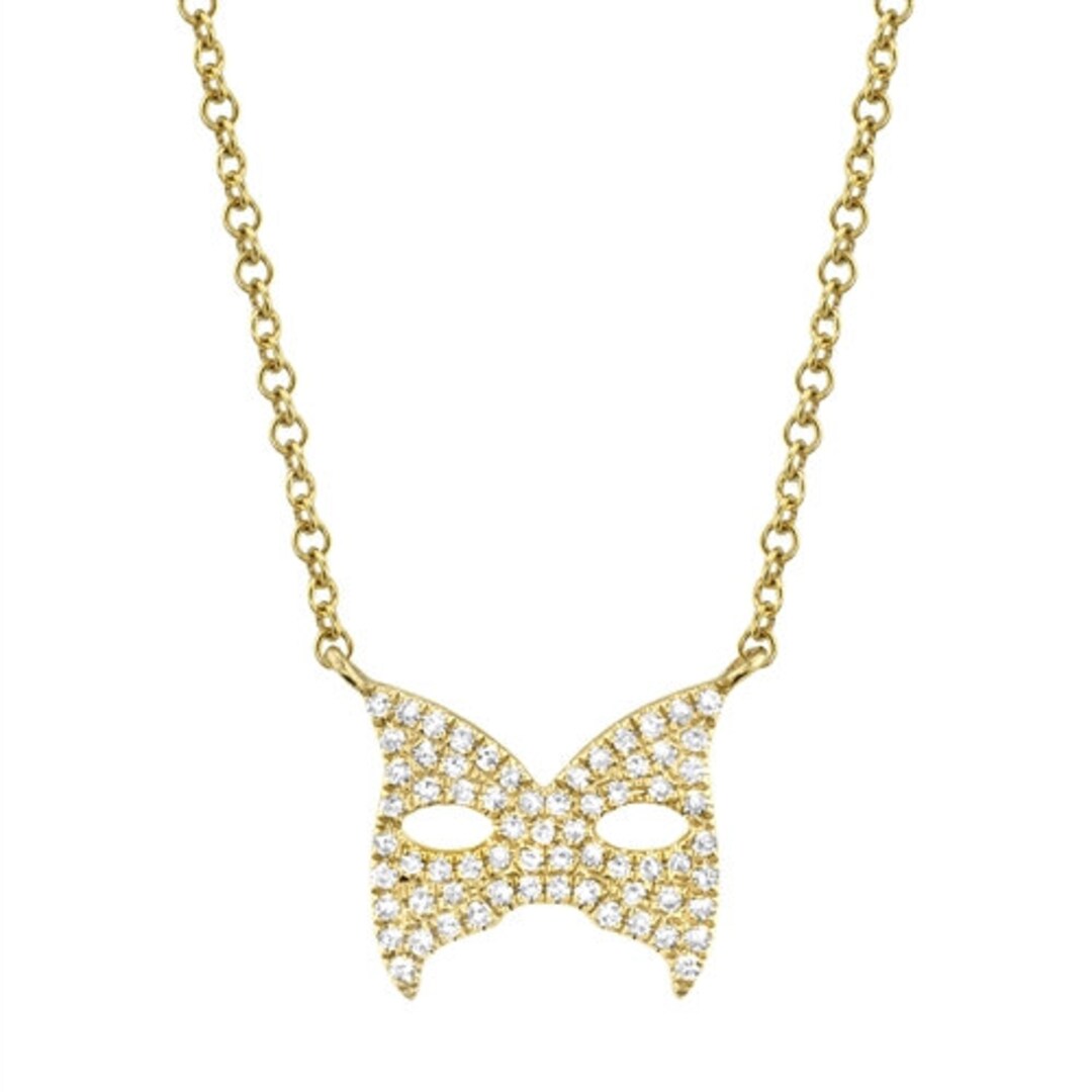 Pendentif En Or 14K (585) Avec Diamants - 1.71 Carats De Diamants Ronds Naturels - Neuf Certifié