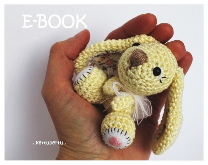 Crochet Pattern Little Bunny / Big Ears PDF zdjęcie 1