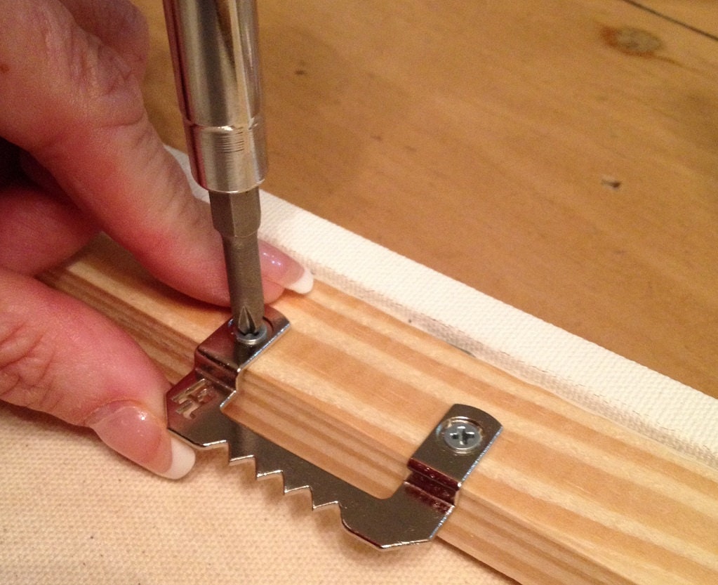 Hangz 34051 Flat Mount Sawtooth Picture Hook and Hanger Kit, 15lb Etsy