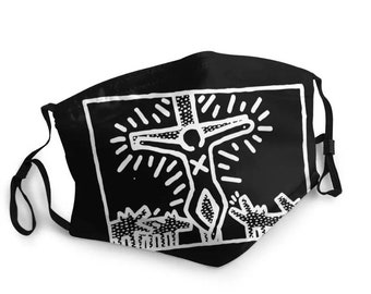 Keith Haring face mask