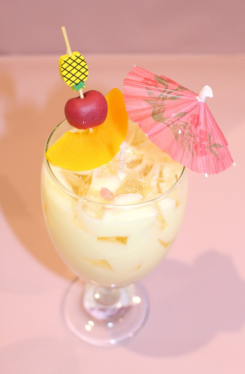 Pina Colada Drink Candle Realistic Novelty Drink Candle With Etsy
