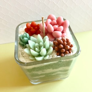 Fresh Mint & Eucalyptus Desert Candle - DIY Candle Making Kit - All Natural Beeswax and Palm Wax