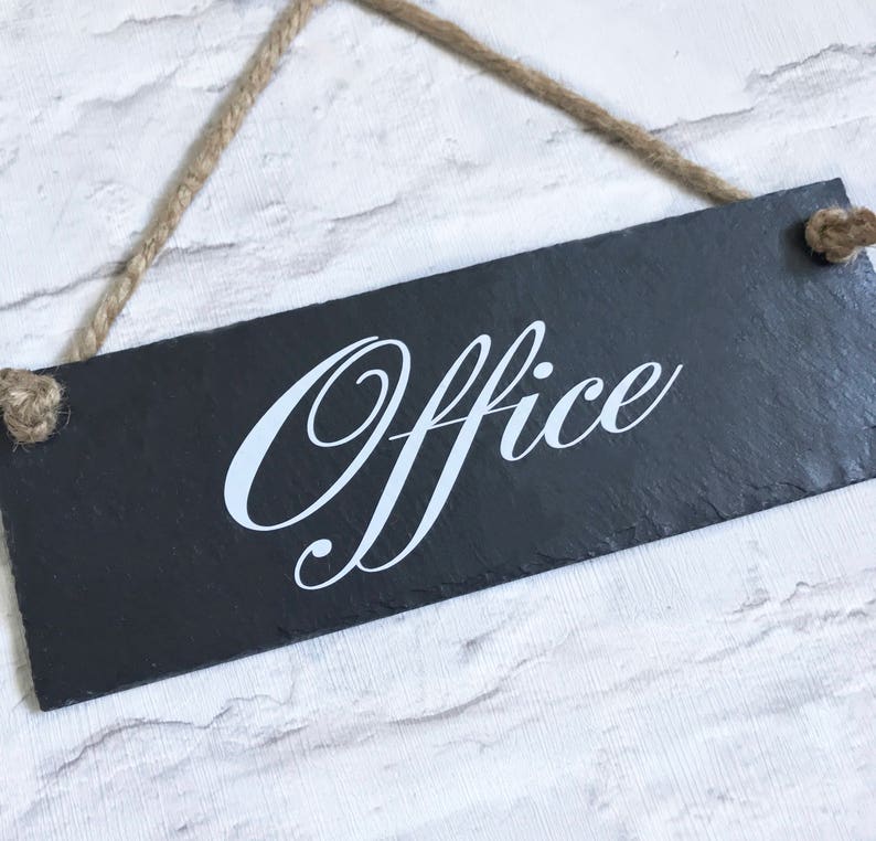 Office Sign. Home Office Sign. Office Plaque. Door Sign. Work | Etsy