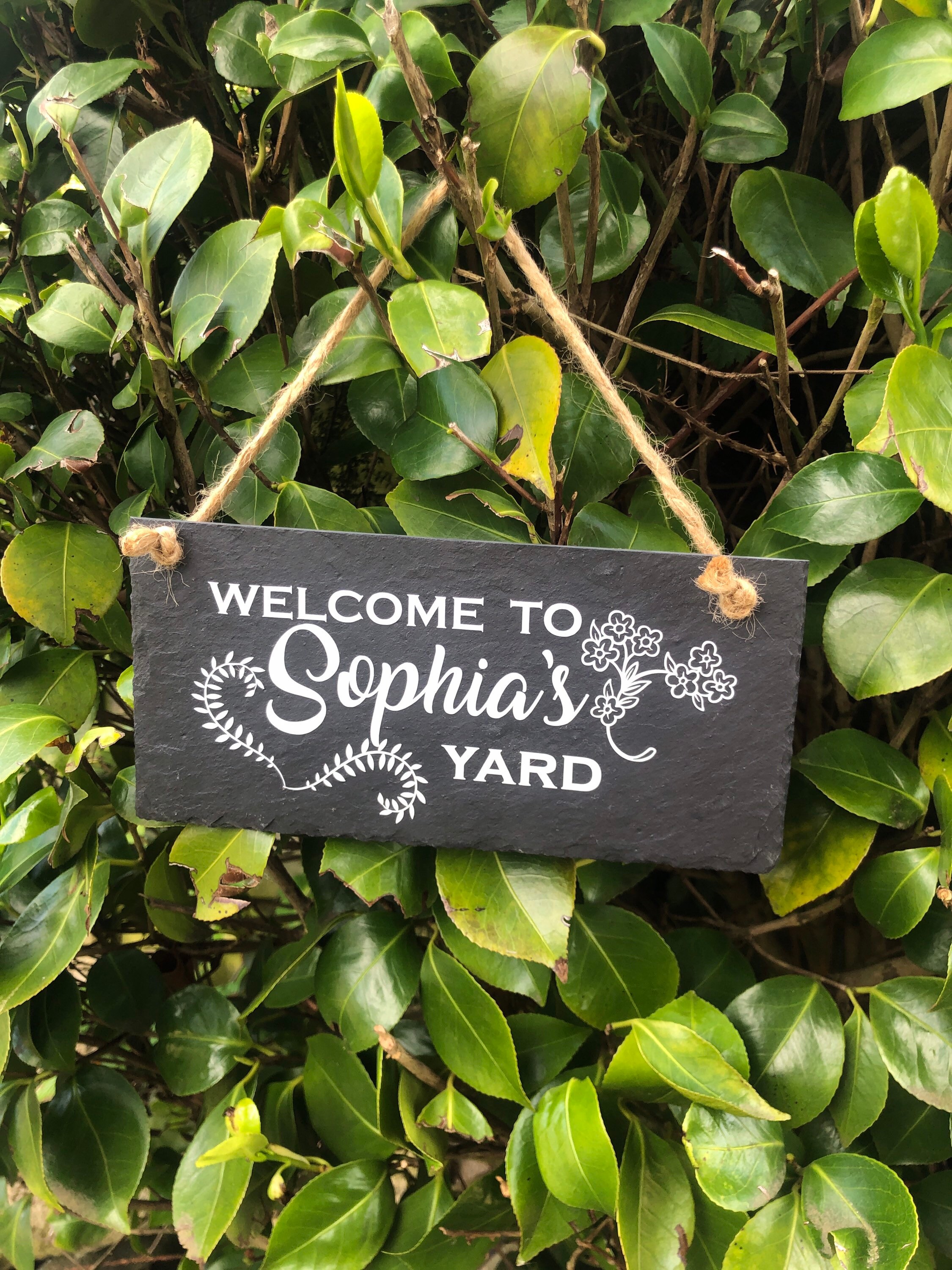 Personalised yard sign Gardening gift to my yard Etsy