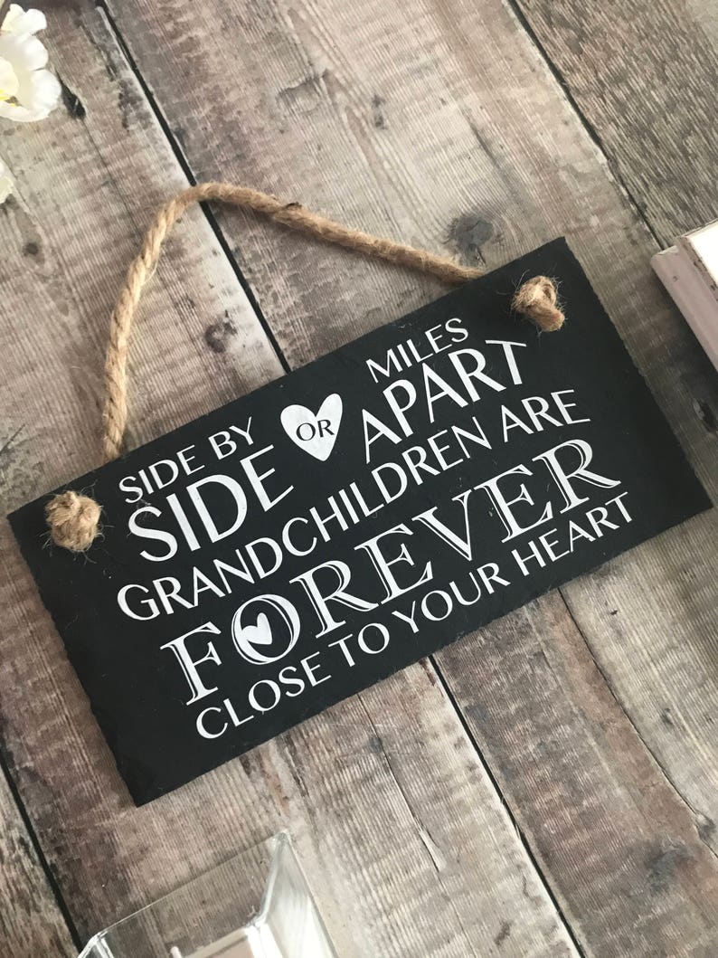 Gift for Grandparent Grandchildren Side by Side or Miles Etsy UK