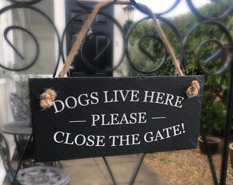BEWARE OF THE STAFFIE OUTDOOR/INDOOR SIGN PRE DRILLED GATE PATIO 