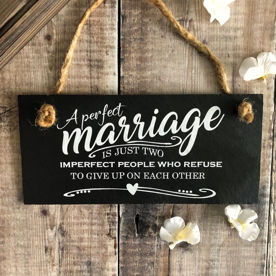 Ehe Zitat Perfekte Ehe Zitat Liebe Zitat Schiefer Liebe Etsy