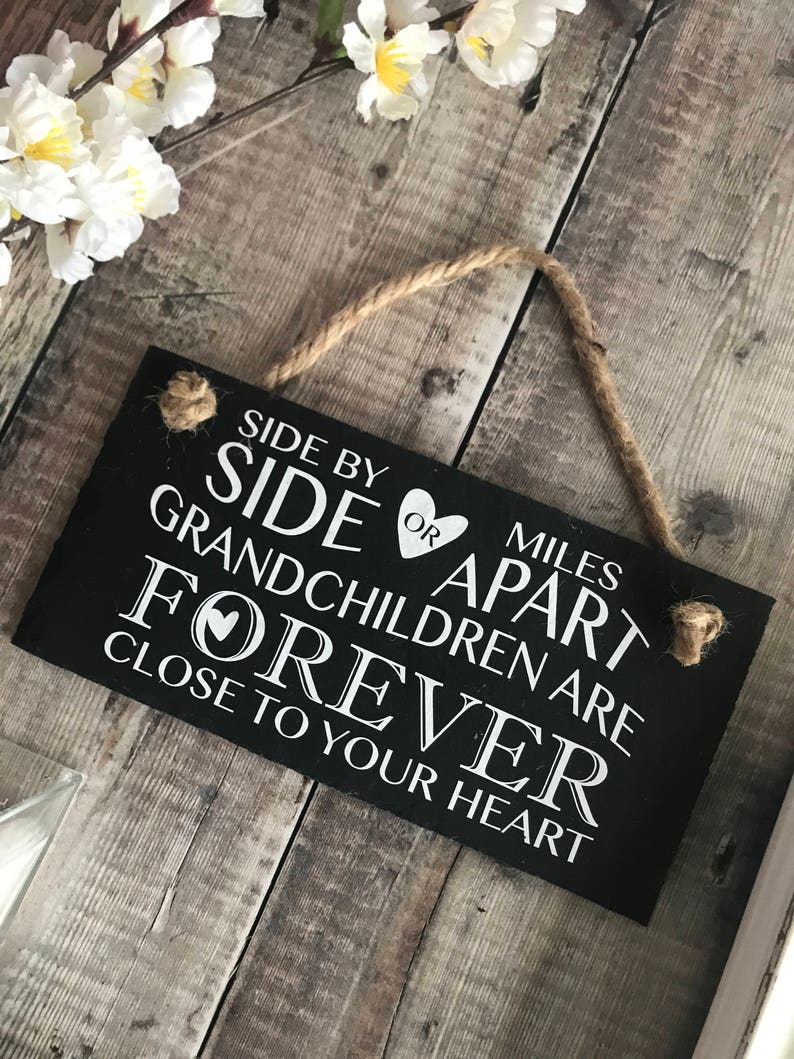 Gift for Grandparent Grandchildren Side by Side or Miles Etsy UK