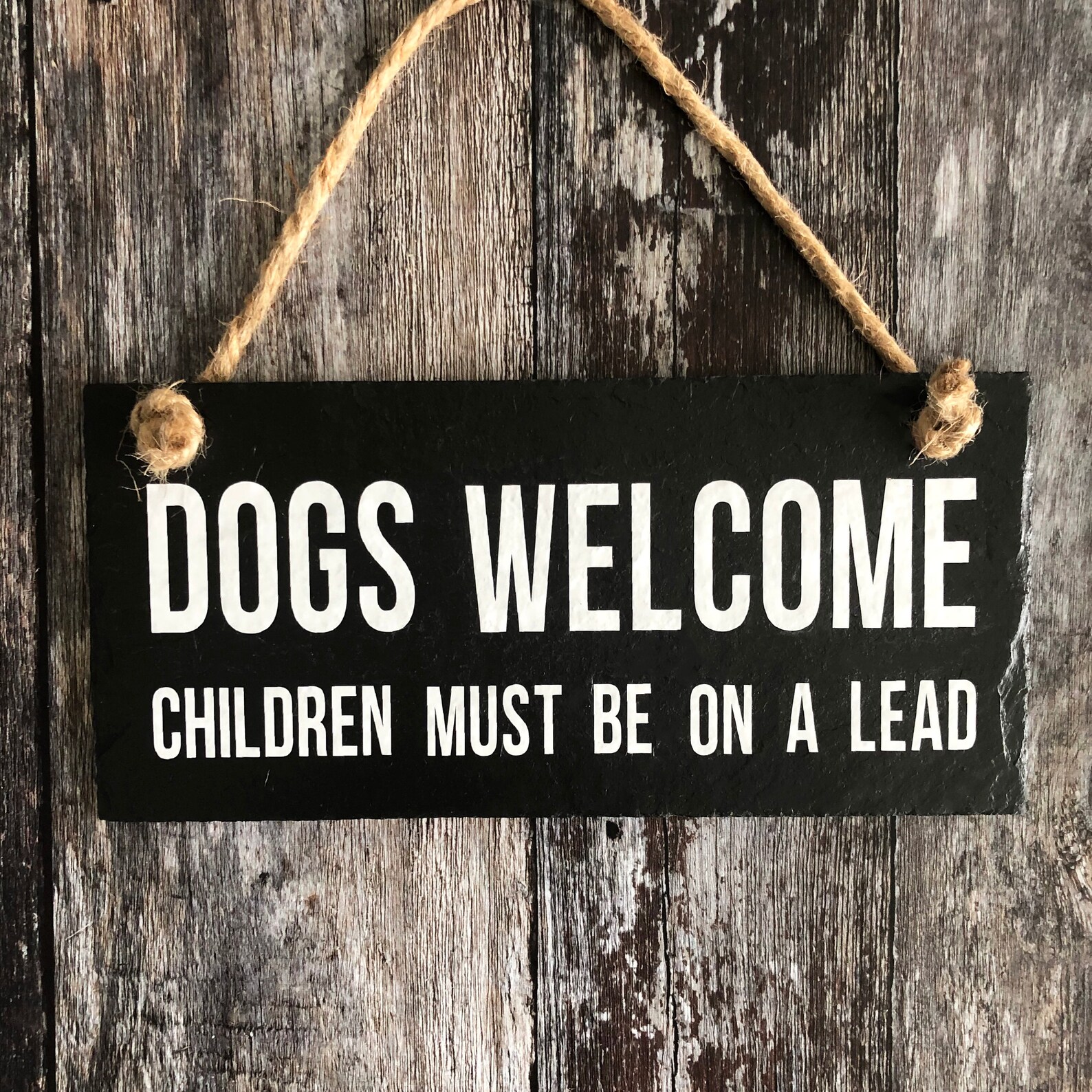 Dogs Sign. Funny Dog Sign. Dog Slate Sign. Home Decor. Etsy