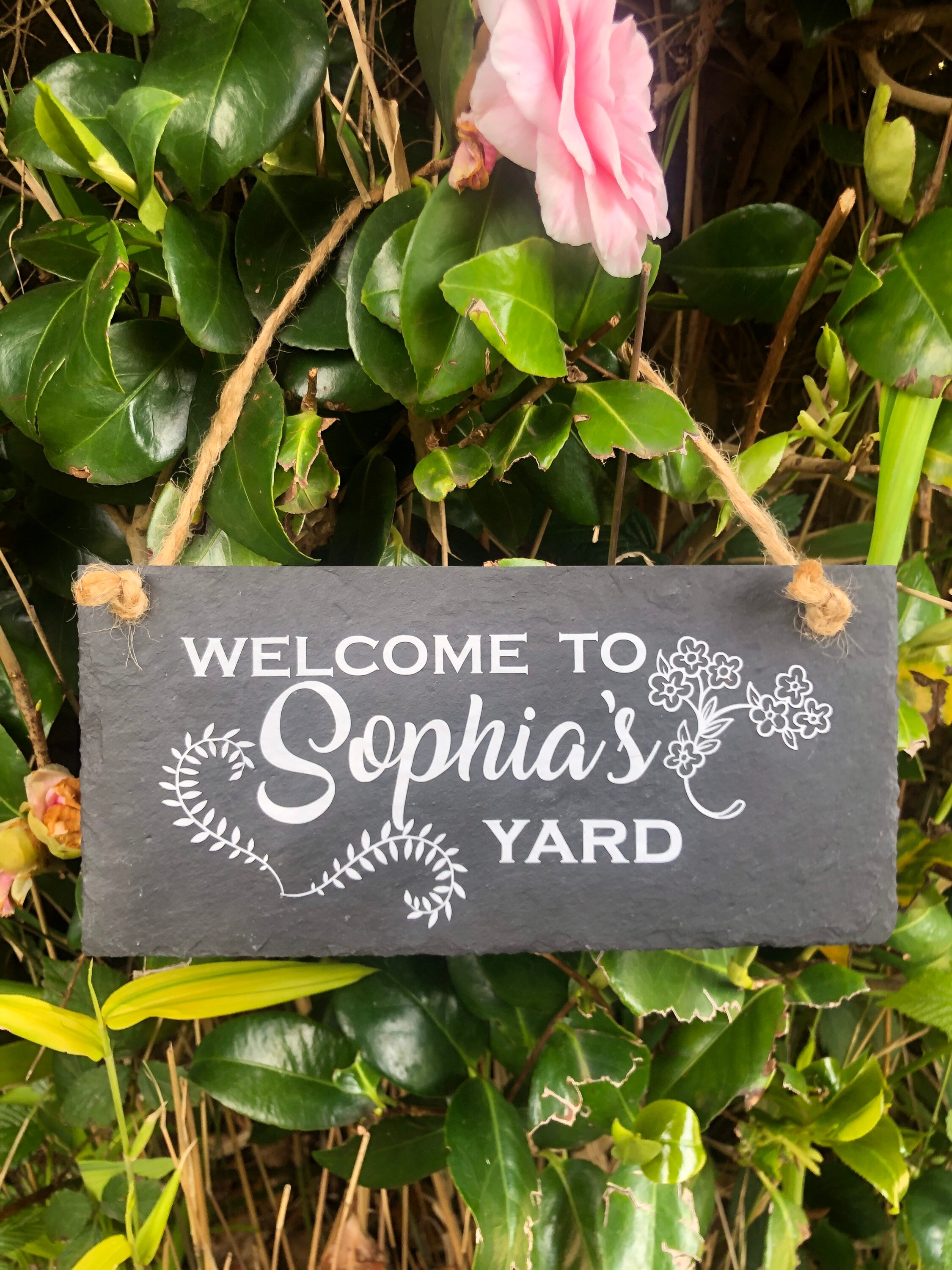 Personalised yard sign Gardening gift to my yard Etsy