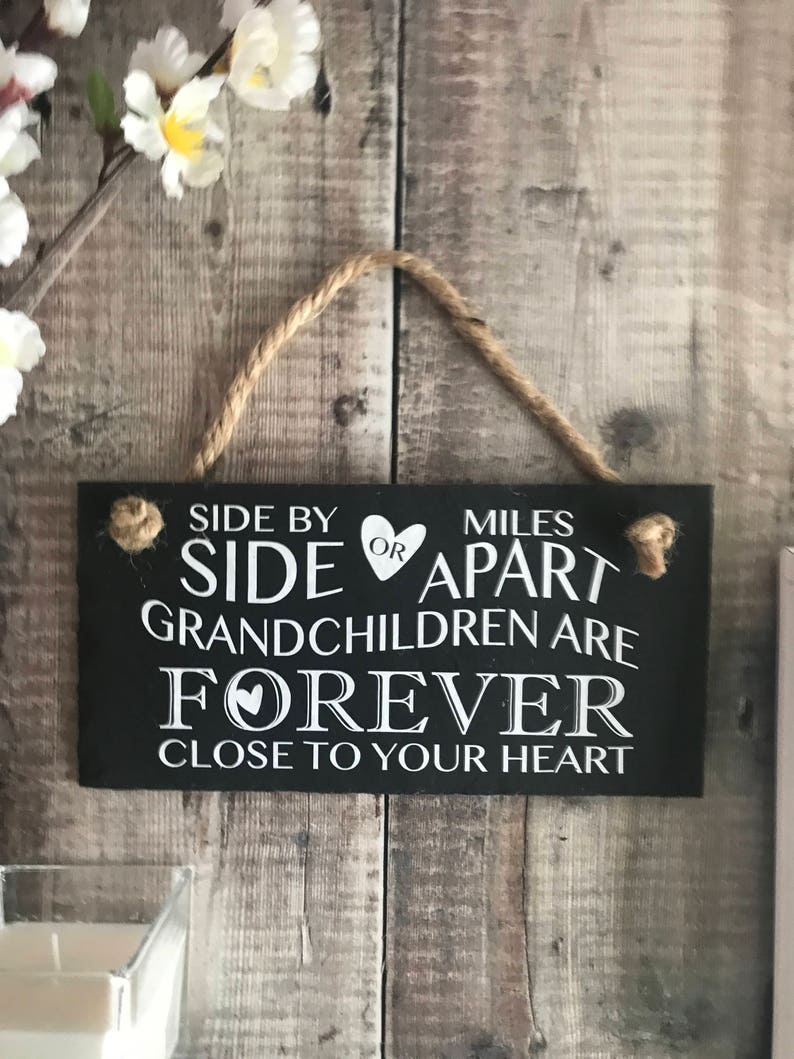 Gift for Grandparent Grandchildren Side by Side or Miles Etsy UK