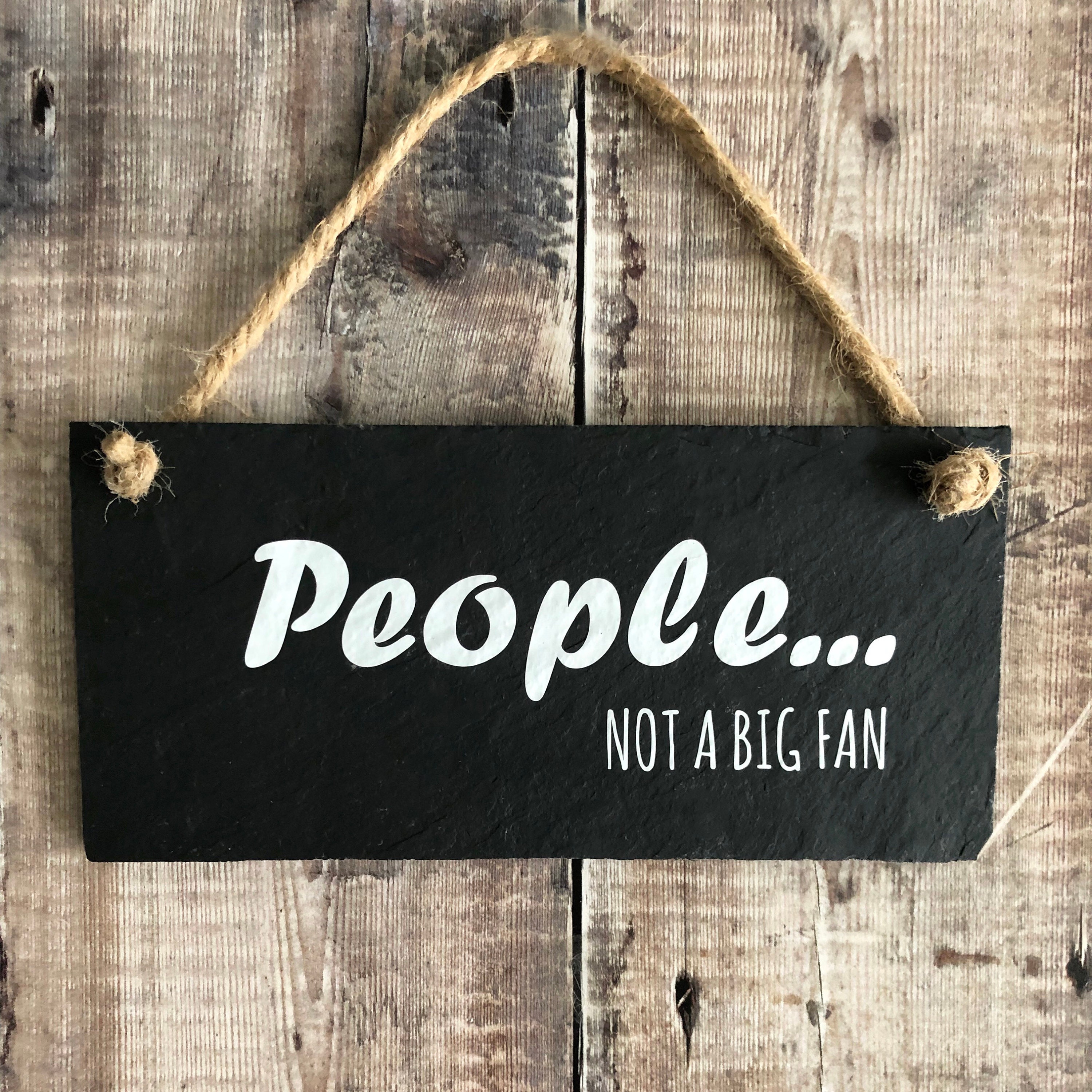 people not a big fan