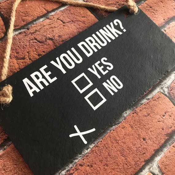 Alcohol Plaque Sign Saying Funny Gift Party Drunk Friends Hangover 