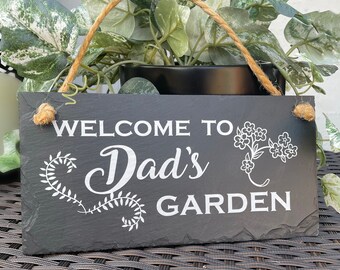Dad’s Garden Sign - Etsy