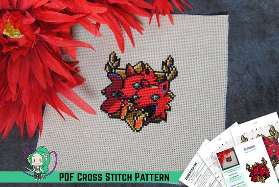 Hades Cross Stitch Pattern PDF Download 
