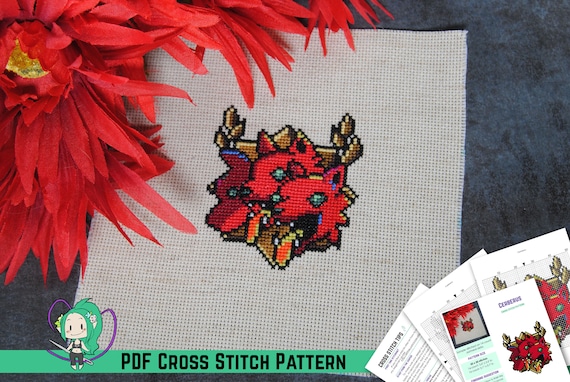 Hades Cross Stitch Pattern PDF Download 