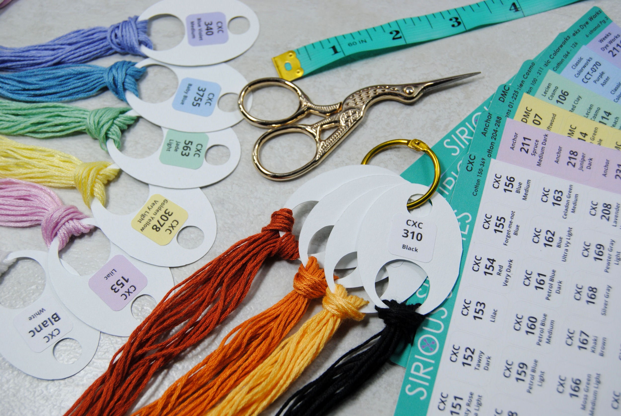 Label With Thread Chain CXC Thread Drop Labels - Organize Your Annie's Keepers and Floss Drops ...