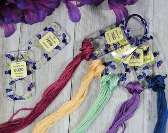 The Gentle Art Thread Drop Labels - Organize your Overdyed Thread on Annie's Keepers and Floss Drops with Large Font Number Stickers