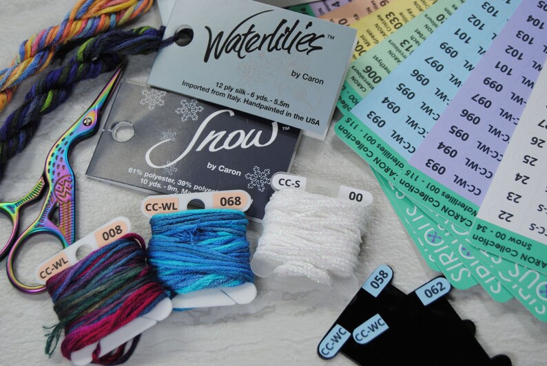 CARON Collection Thread Labels - Organize Your Bobbins With Large Font ...