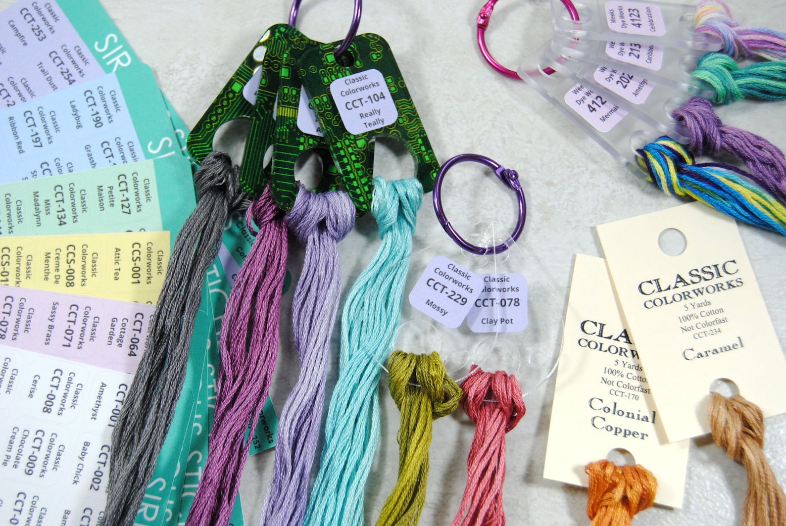 Classic Colorworks Thread Drop Labels Organize Your Overdyed - Etsy