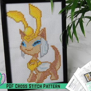 Cross Stitch Pattern - Neopets Desert Aisha