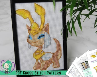 Cross Stitch Pattern - Neopets Desert Aisha