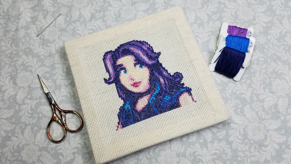 Stardew Valley Cross Stitch Pattern Abigail Villager - Etsy