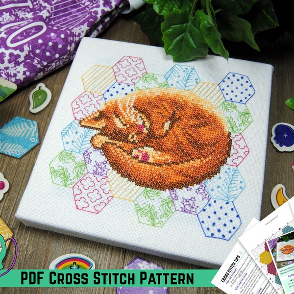 Calico Cat Quilt Pattern Etsy