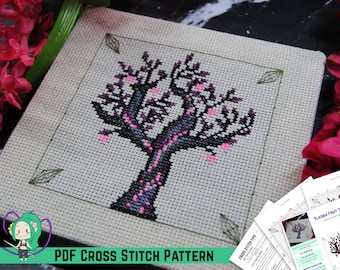 Sims Cross Stitch Pattern - Plasma Fruit Tree Design - Sim Gardening Skill -  Video Game Inspired DIY Gift for Gamer Gardeners