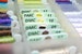 DMC Thread Labels - Organize your Bobbins with Large Font Number Stickers - Thread Box Storage Organization Method in Pastel Colors 