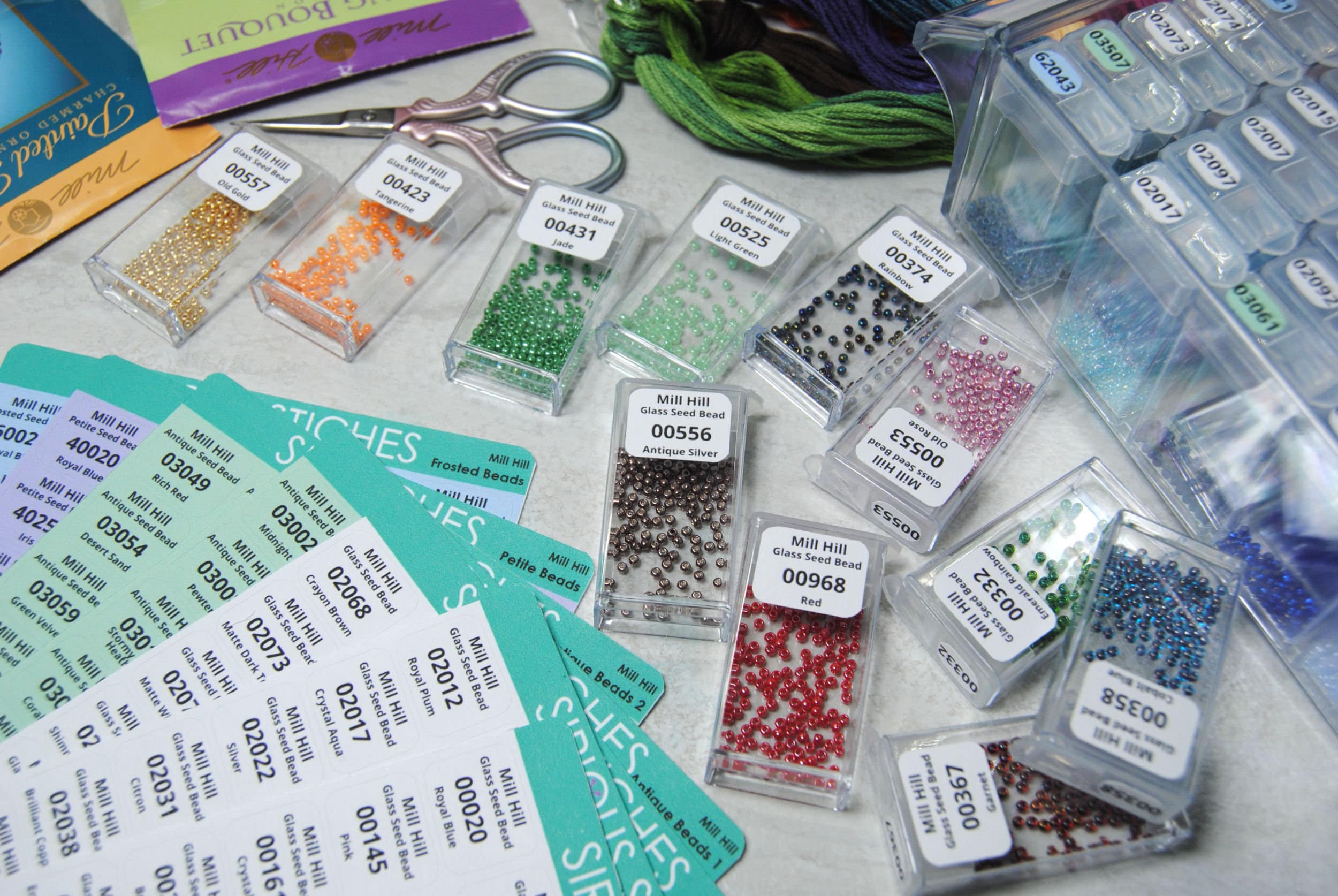 Mill Hill Labels - Organize Your Seed Beads With Large Font Number ...