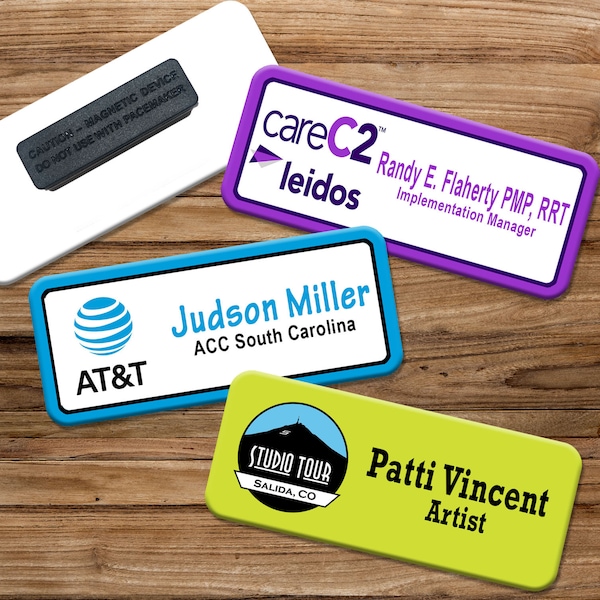 Custom Magnetic Name Tag Badge