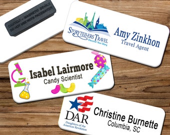 Custom Magnetic Name Tag Badge