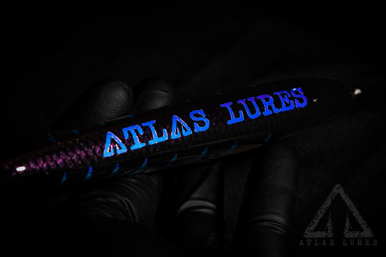 Atlas Lures Handmade Helio Night Shift Custom Fishing Lure USA Tuna