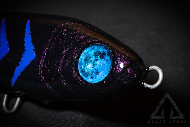 Atlas Lures Handmade Helio Night Shift Custom Fishing Lure USA Tuna