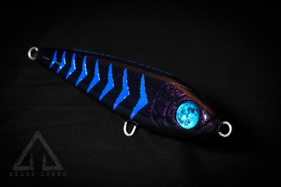 Atlas Lures Handmade Helio Night Shift Custom Fishing Lure USA