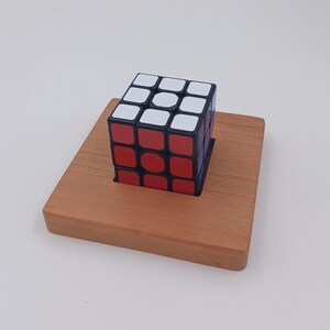 Cube Display Tray - Cube Holder Made from Wood - Gift for Cubers - Custom Cube Holder - Personalized Gift
