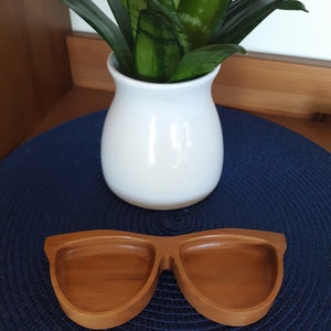 Sunglasses Wood Tray Sunnies Wood Catchall Sunglasses Dish Minimalist Decor Under 20 image 2