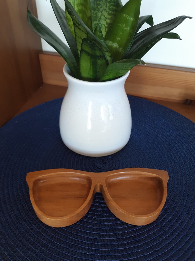 Sunglasses Wood Tray Sunnies Wood Catchall Sunglasses Dish Minimalist Decor Under 20 image 2