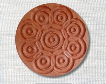 Simply Circles of the On The Arch Collection - Geometric Wood Wall Art - Modern 3D Line Art Walling Hangings and Decor