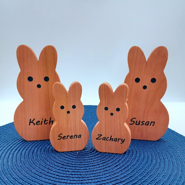 Wood Bunny Etsy