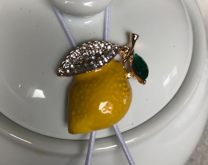 Teapot Drip Catcher, Lid Holder, Vintage Style, Lemon Etsy