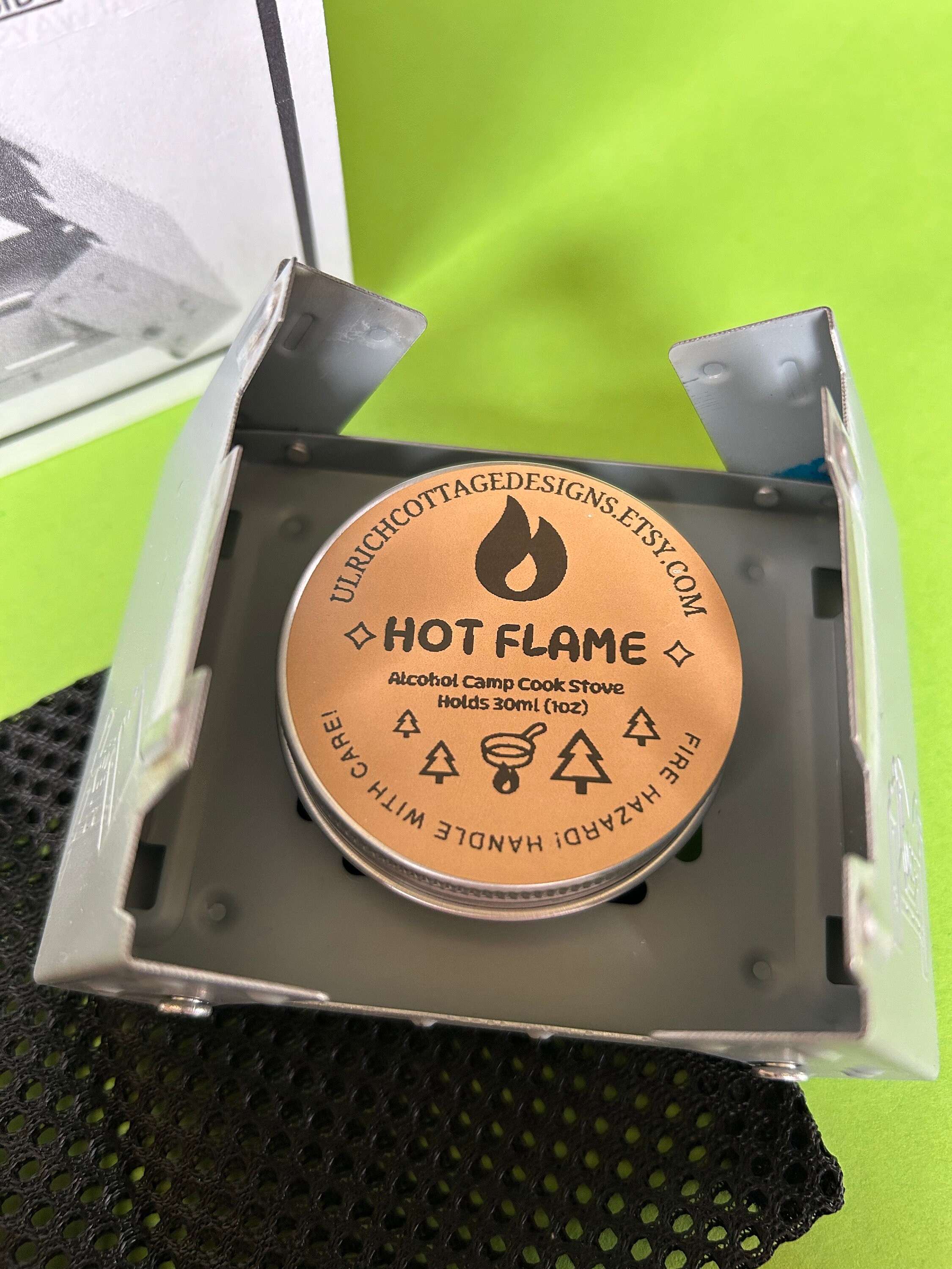 Alcohol Stove, HOT FLAME Alcohol Stove Kit, Mini Alcohol