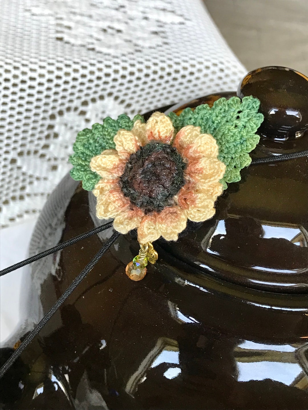 Teapot Drip Catcher, Lid Holder, Vintage Style Sunflower Etsy