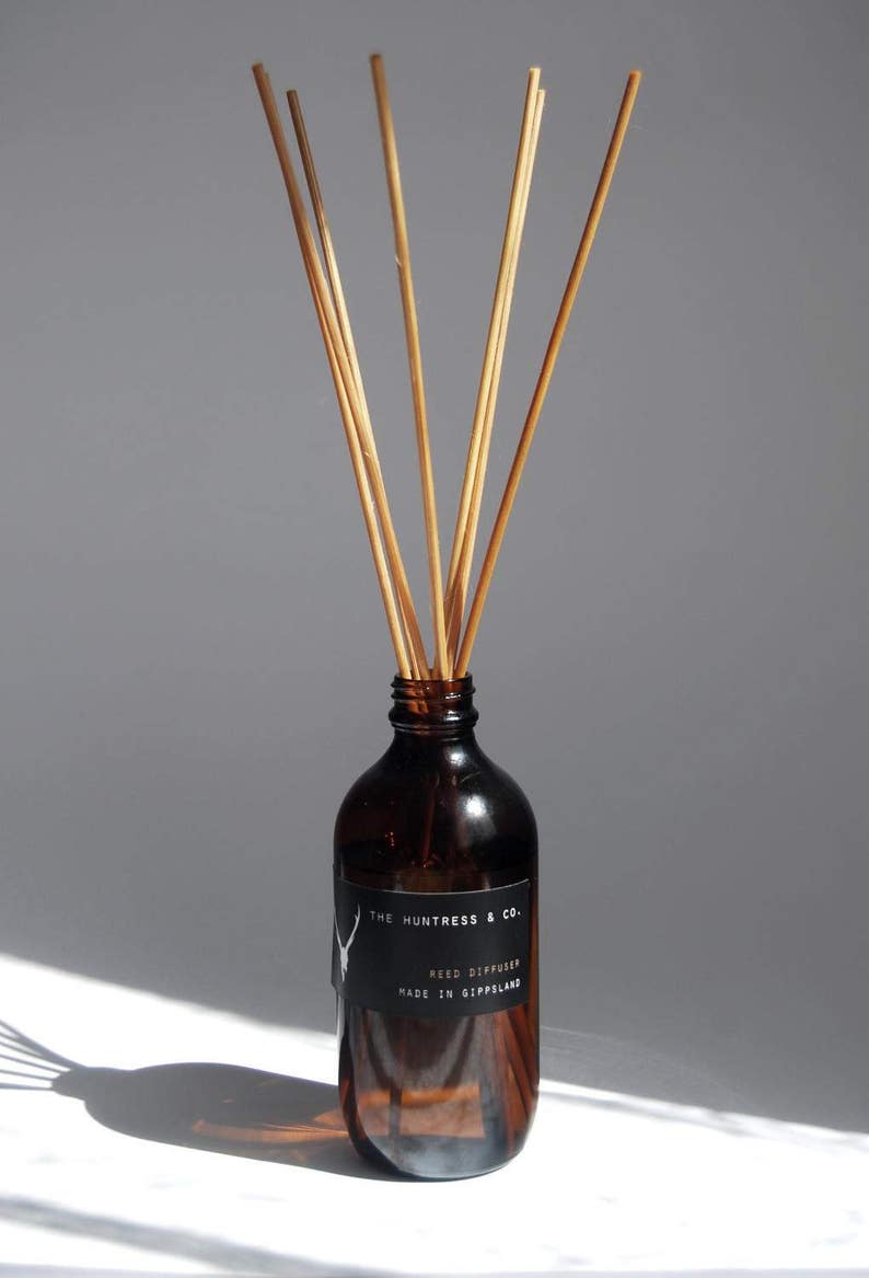 REED DIFFUSER Fragrance Amber Bottle Bohemian Hand Etsy Australia