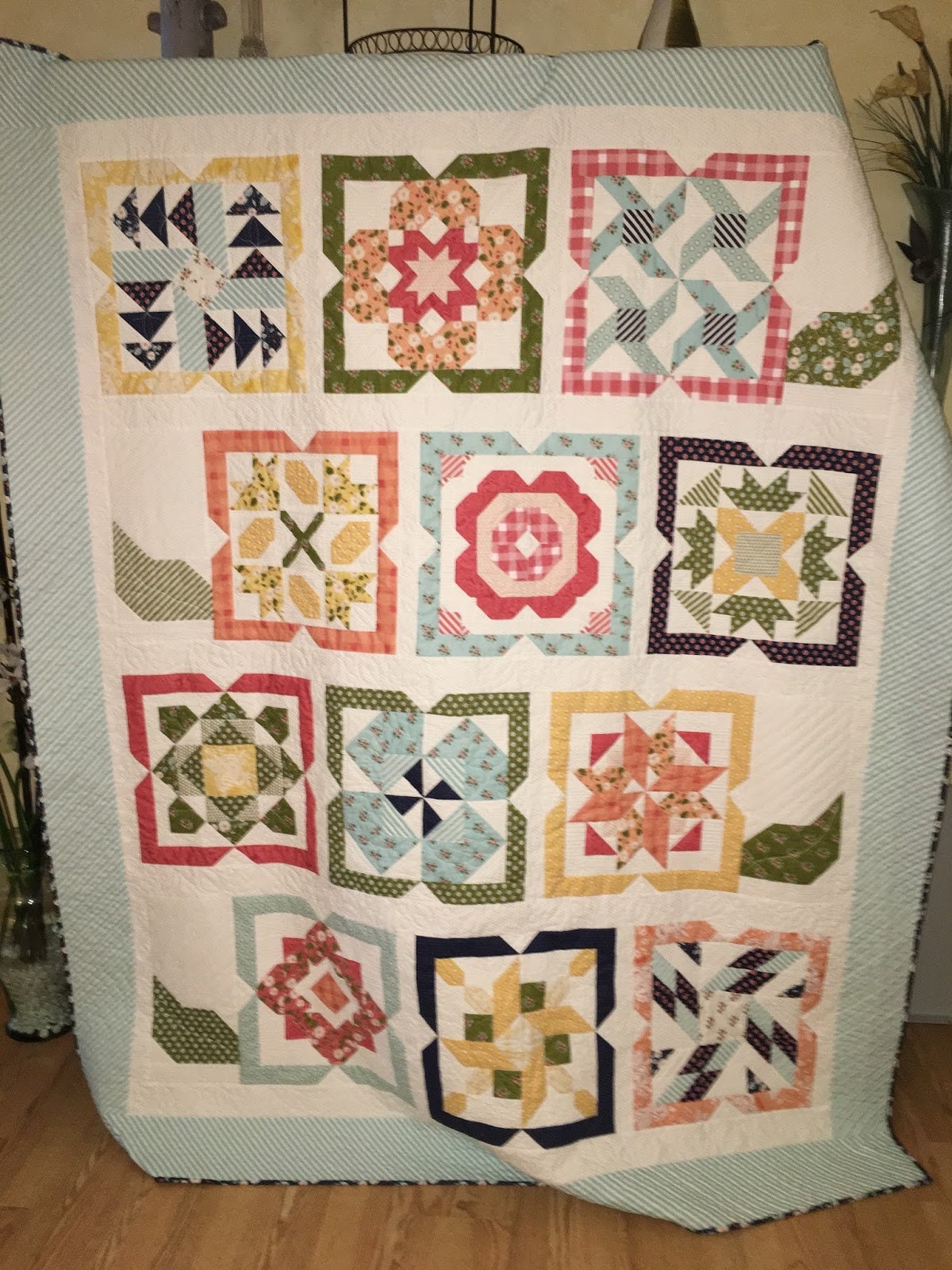 2016 Fat Quarter Shop Designer Mystery Block of the Month Etsy
