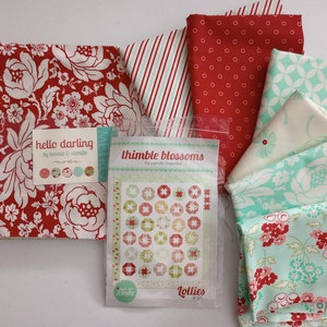 Lollies Quilt Kit, Hello Darling Fabrics by Bonnie and Camille, Moda Fabrics, Thimble Blossoms